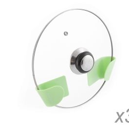 Set de 3 Soportes Adhesivos para Tapas de Cocina Smarack InnovaGoods