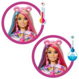 Barbie Jfv60 Muñeca Cutie Reveal Oso Amoroso de Peluche, Serie Care Bears con 10 Sorpresas y Accesorios