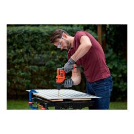 Black+Decker Taladro percutor 500W BEH200-QS - 2900rpm, 13mm portabrocas, hasta 20mm madera, 13mm acero/hormigón