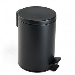 Papelera de baño - HOY - UTILITY - 3 L - Ø 17 x H 25 cm - Polipropileno - Negro suave