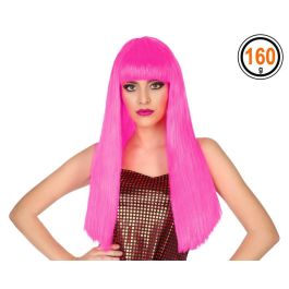 Peluca Fucsia Lisa Larga Con Flequillo 60 cm Precio: 6.6550006655. SKU: B1HDRV2RM9