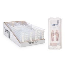 Caja de Zapatos Plástico Kipit 14x10x32 cm Transparente (12 Unidades) Caja de Zapatos Plástico Kipit 14x10x32 cm Transparente (12 Unidades)