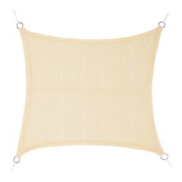 Toldo vela cuadrado beige 3,6 x 3,6 m Precio: 44.5900004. SKU: B1CVSMAW6A