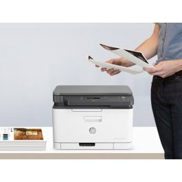 HP 4ZB96A - Impresora Multifunción Láser Color MFP 178NW WiFi 3 en 1 Compacta para Oficina y Hogar, 18ppm Negro, 4ppm Color