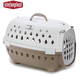 Transportin Plastico Chic Beige Stefanplast 50X34CM (6 Unidades) Transportin Plastico Chic Beige Stefanplast 50X34CM (6 Unidades)