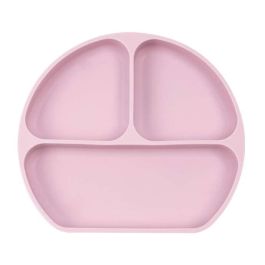 Safta Plato de Silicona con Ventosa Koala, 3 Compartimentos, Libre de BPA, Apto Lavavajillas y Microondas, Rosa