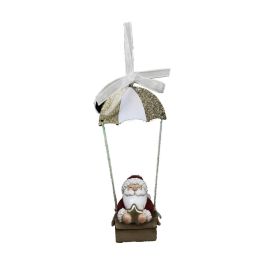 DKD Home Decor Figura Navidad Tradicional de Santa en Resina 4 x 13.5 x 6.5 cm (Pack 6 Unidades Surtidas)