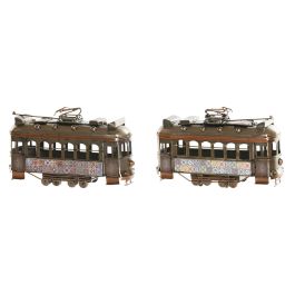 Figura Decorativa Home ESPRIT Dorado Plateado Tren Vintage 20 x 7 x 12 cm Precio: 16.50000044. SKU: B1FRPVT9CV