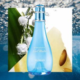 Davidoff Cool Water Woman Eau de Toilette 50 ml Vaporizador. Perfume Femenino Floral Acuático. Aroma Fresco y Sensual para Mujer.
