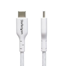 Cable USB-C Startech USB2CC1MNCWHE Blanco 1 m Cable USB-C Startech USB2CC1MNCWHE Blanco 1 m