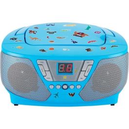 Reproductor de Radio CD Portátil - BIGBEN INTERACTIVE - CD60BLSTICK - Azul + Pegatinas Reproductor de Radio CD Portátil - BIGBEN INTERACTIVE - CD60BLSTICK - Azul + Pegatinas