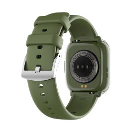 Myphone Reloj Smartwatch Watch Pastel Silver Green, Pantalla AMOLED 1.75", Bluetooth 5.3, Resistencia IP67, Monitoreo de Salud