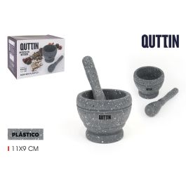 Mortero con Mazo de Plástico 11x9 cm Quttin (12 Unidades) Precio: 41.50000041. SKU: S2212455