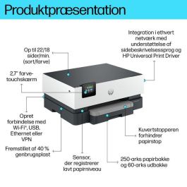 HP 9110b OfficeJet Pro Impresora de Inyección Tinta Color Profesional para Oficinas Híbridas y Distribuidas con Gestión Avanzada de Red