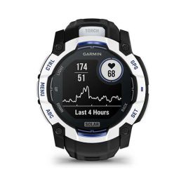 Garmin Instinct 3 Solar GPS Reloj Inteligente para Deporte 50mm Blanco Unisex con Carga Solar y GPS