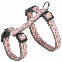 Arnés para Gato Trixie Gris Rosa 27-45 cm