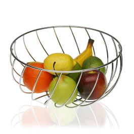 Frutero Metal Cromado Versa 28X14CM (2 Unidades) Precio: 23.50000048. SKU: S3400007