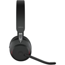 Jabra Evolve2 65 Stereo UC Auriculares con Link 380 USB-C Negros