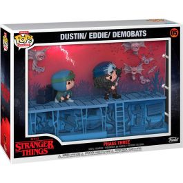 Funko 70257 Pop! Deluxe Pack 2 Eddie y Dustin Stranger Things Escena Coleccionable Vinilo 9cm