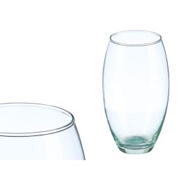 Giftdecor Jarrón de Cristal Abombado Transparente, 20.5 cm Alto, para Decoración del Hogar (12 Unidades) Precio: 18.49999976. SKU: B19XL2KTYP