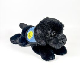 Peluche Labrador Negro 21Cm Con Chaleco 939D00249 Bocalan Peluche Labrador Negro 21Cm Con Chaleco 939D00249 Bocalan
