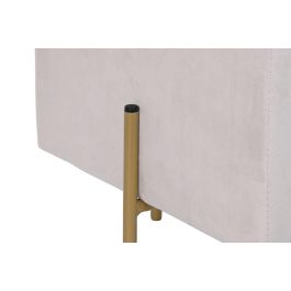 DKD Home Decor Reposapiés Rosa Dorado 45 x 47 x 45 cm