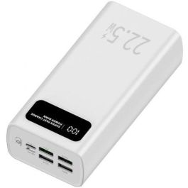 Leotec LEPOW30W22W Batería Externa Power Bank 30000 mAh 22.5W Carga Rápida PD QC SCP Múltiples Puertos Polímero Litio Pantalla Digital Blanco Precio: 23.59000028. SKU: B1C35QB2FC