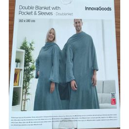 Batamanta Doble con Bolsillo Central Doublanket InnovaGoods