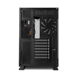 NOX HUMMER GALAXY ARGB - Semitorre ATX Gaming, Cristal Templado Frontal y Lateral, 4 Ventiladores PWM 120mm ARGB, Soporte GPU 420mm, USB Tipo-C, Negra