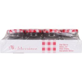 Mediterraneo Tarrito Vidrio Multiusos 60 cc 4.4 cm (ancho) x 5.5 cm (alto) x 4.4 cm (largo) (72 Unidades)