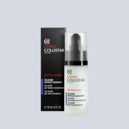 Collistar UOMO ATTIVI PURI Tratamiento Facial Colágeno, Vitamina E, Malaquita 30 ml – Mejora Elasticidad y Arrugas
