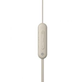 Auriculares Inalámbrico Intrauditivos Sony WI-C100/ con Micrófono/ Bluetooth/ Beige Auriculares Inalámbrico Intrauditivos Sony WI-C100/ con Micrófono/ Bluetooth/ Beige