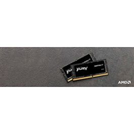 Kingston FURY Impact 16GB (2x8GB) 3200MHz DDR4 CL20 SODIMM para Portátil
