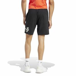 Pantalón Corto Deportivo Adidas Bl Short Q1 Graphic Negro