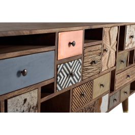 Giner y Colomer Aparador en Madera Maciza de Mango con Acabados Diferentes