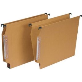 Grafoplás Carpetas Colgantes Visor Lateral Cartulina Folio Lomo V Kraft -50U- Precio: 52.98999948. SKU: S8408519