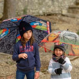 Cerdá Conjunto 3 Piezas Snood Oficial Marvel Avengers para Niños, Gris, Edad 3-12 Años, Acrílico y Poliéster