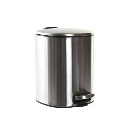 DKD Home Decor Papelera Basicos Plateada 5L Acero Inoxidable 25x27x20 cm Precio: 19.68999967. SKU: S3040954