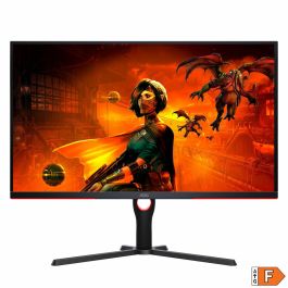 AOC U32G3X Monitor Gaming 32 pulgadas UHD 4K IPS 144Hz 1ms con Adaptive Sync, Altura Regulable, 2 HDMI y 2 DisplayPort, Negro