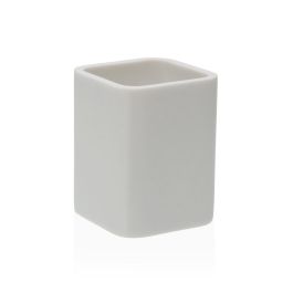 Portacepillos Aria Blanco Versa 7.8x9.5x7.8 cm - Resina (2 Unidades) Precio: 7.49999987. SKU: B1JRYL4AFJ