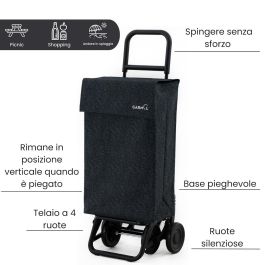 Carro de Compra Garmol 6012G5 PO Negro