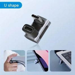 MicroConnect Premium USB4 3x2 USB-C twice-angled adapter, 240W, 40Gbps MicroConnect Premium USB4 3x2 USB-C twice-angled adapter, 240W, 40Gbps
