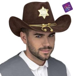 My Other Me Sombrero Sheriff de Disfraz Infantil Multicolor 59 cm - Accesorio para Niños y Niñas, Edad Recomendada +3 Años