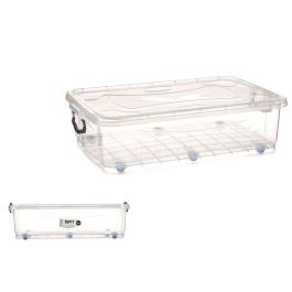 Bajo Cama 6 Ruedas Transparente 40L Kipit 46X20CM (6 Unidades) Precio: 125.79000038. SKU: B1A26G5WRW