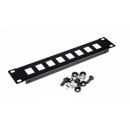 Equip Patchpanel 10" mit Keystone Montage 1U. schwarz
