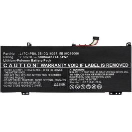 CoreParts Batería Portátil para Lenovo 44.08Wh Li-ion 7.6V 5800mAh Negra, Lenovo Air 14, Flex 6-14, IdeaPad 530s-14IKB Precio: 78.90000052. SKU: B1J46JM5CC