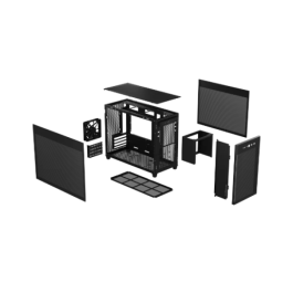 ASUS AP201 MicroATX Mini Tower Negro Caja de PC