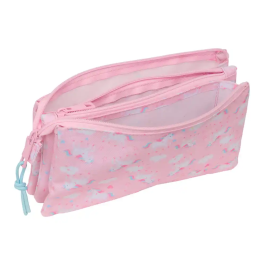 Safta Estuche Portatodo Triple Glowlab Kids 120x220x30 mm