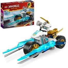 LEGO 71816 NINJAGO Moto de Hielo de Zane - Juguete de Construcción con Minifigura, Espadas Doradas y Cuchillas Desplegables para Niños +7 Años