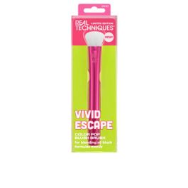Real Techniques 421 Brocha Color Pop Edición Limitada Vivid Escape Multifuncional para Rubor, Iluminador y Contorno 1 u